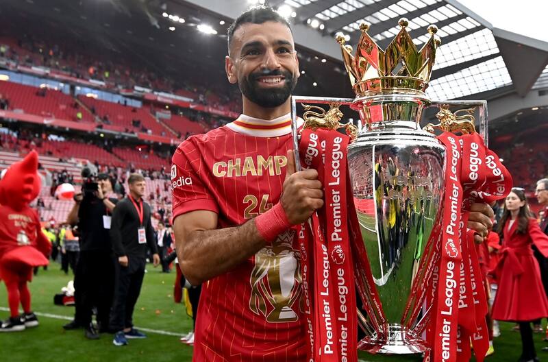 El egipcio se coronó campeón de la Premier League.