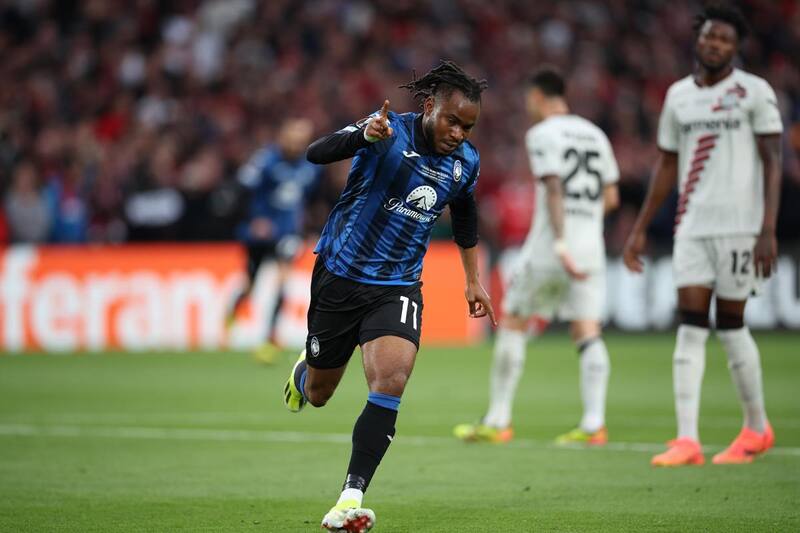 marcó un triplete en la final de Europa League. EFE