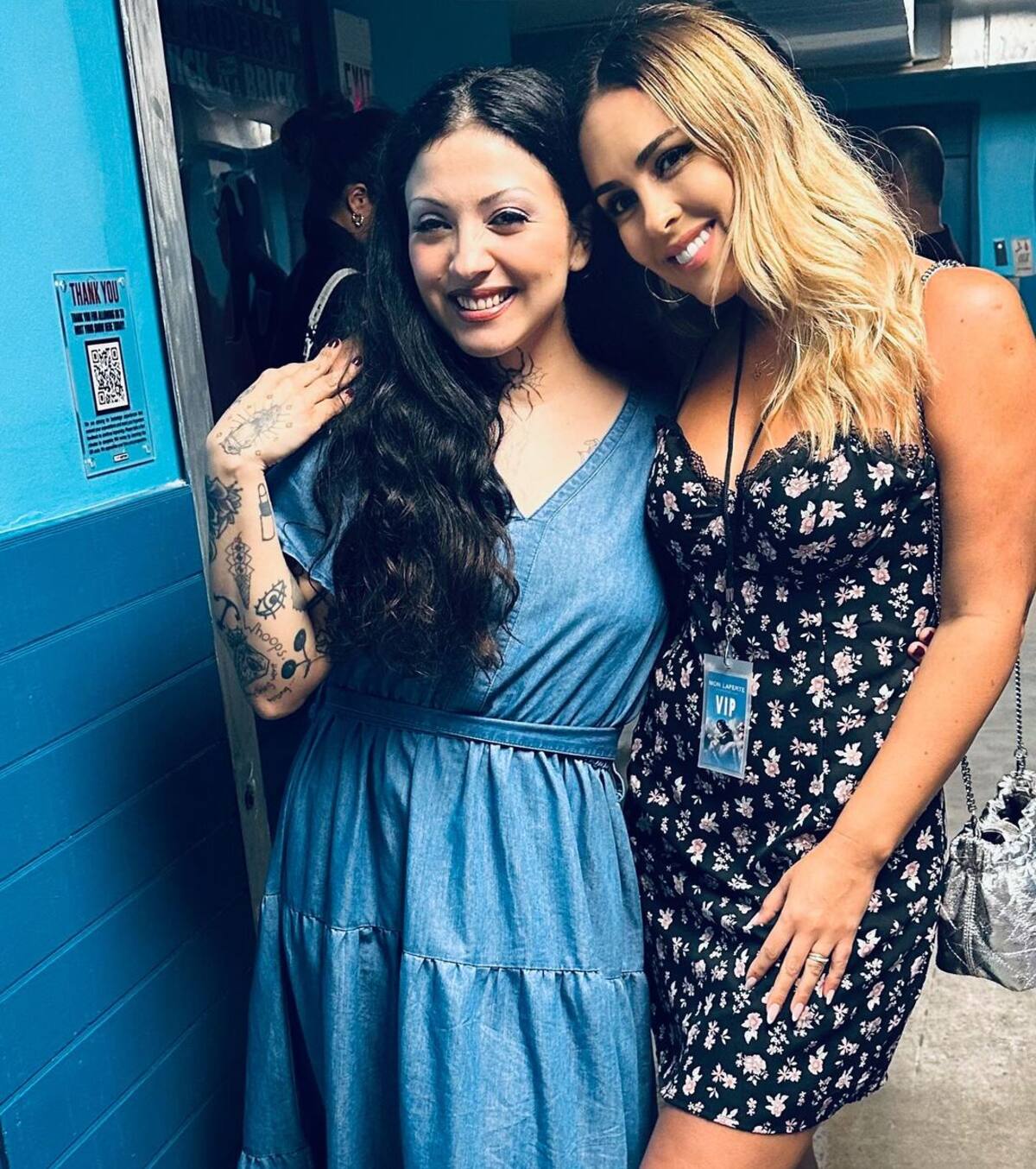 Mon Laferte y Maura Rivera se reunieron en Miami.