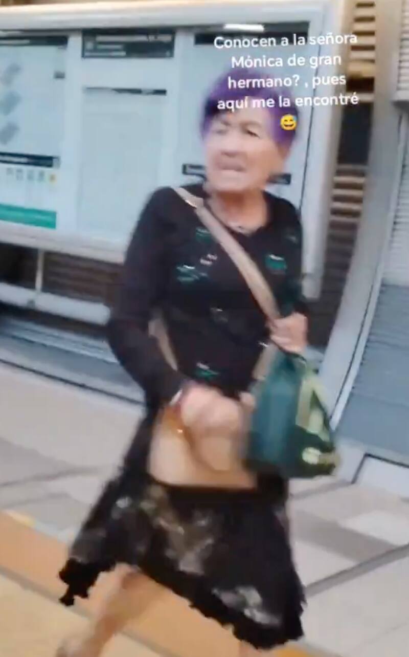 Mónica Ramos protagonizó altercado en el Metro.