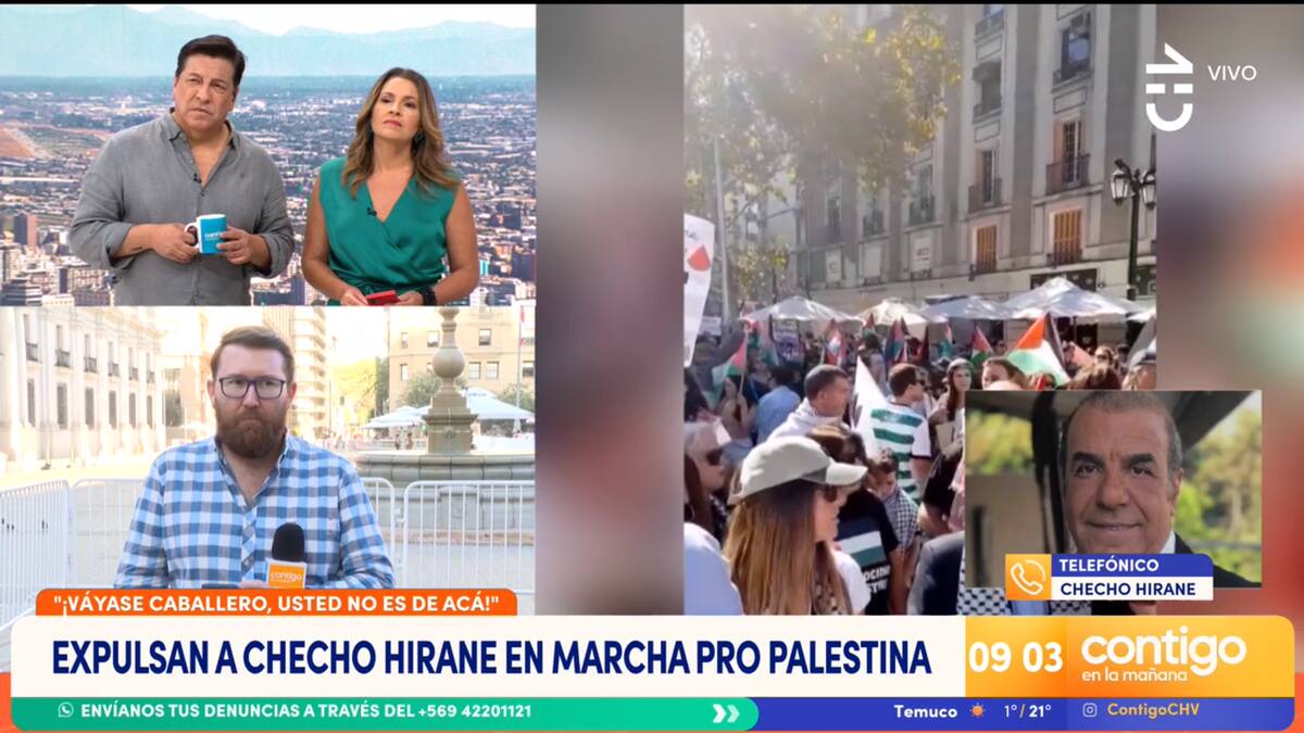 se enfrascó en una acalorada discusión con Checho Hirane.
