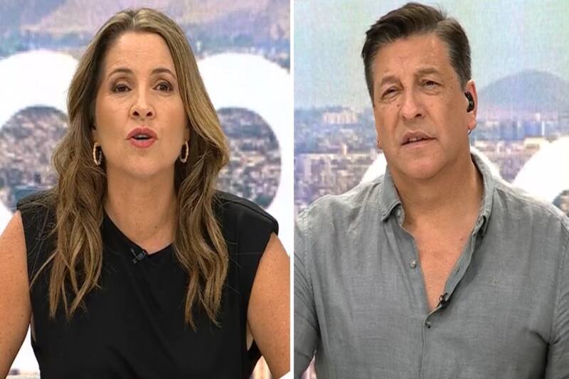 se molestó con comentario de Julio César Rodríguez. Créditos: Pantallazo CHV