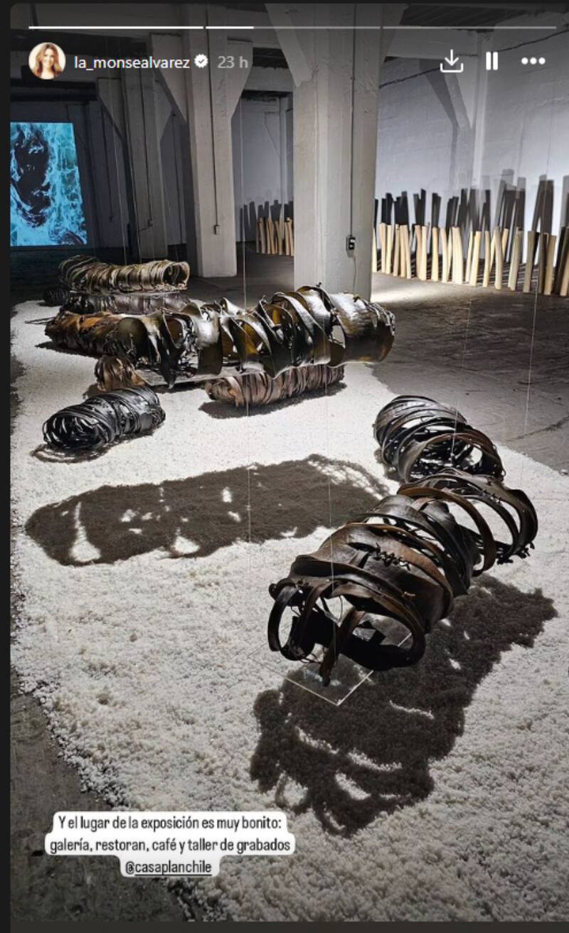 Monserrat Álvarez tuvo especial fin de semana familiar