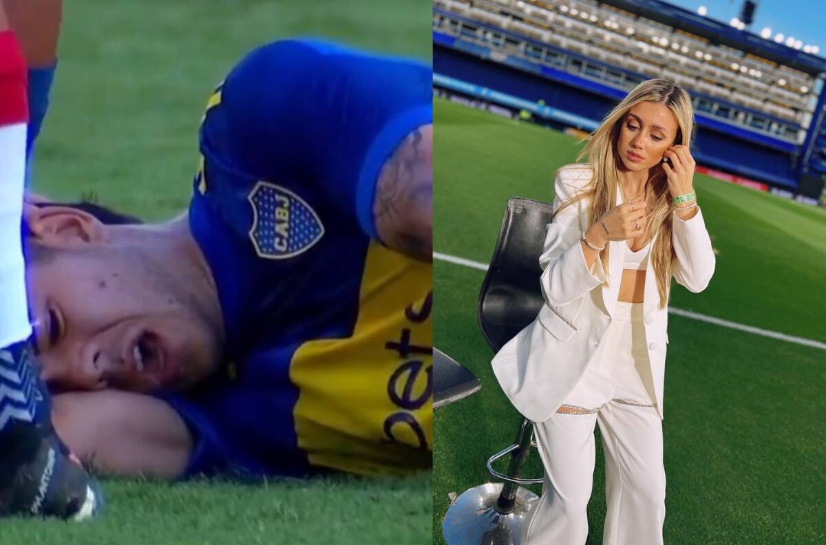 La reacción de Morena Beltrán tras grave lesión de su pololo figura de Boca Juniors