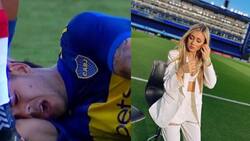 La reacción de Morena Beltrán tras grave lesión de su pololo figura de Boca Juniors
