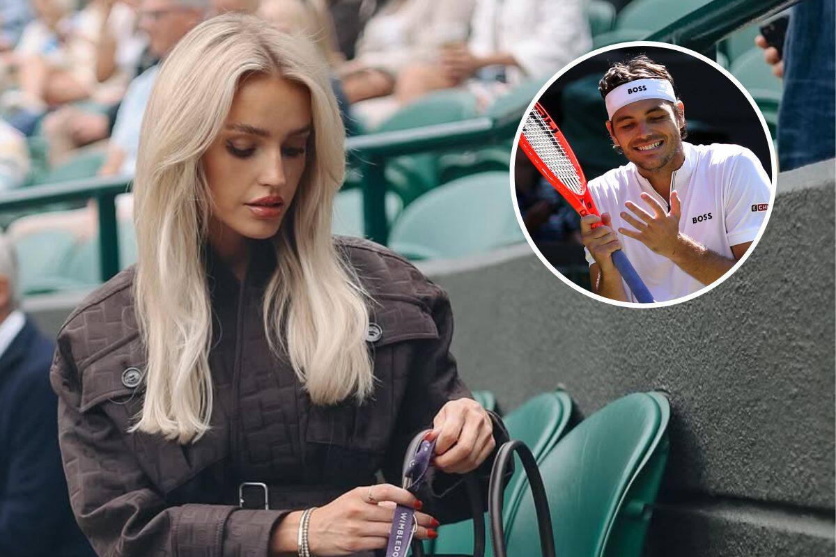 , novia de Taylor Fritz. Fotos: Instagram y EFE