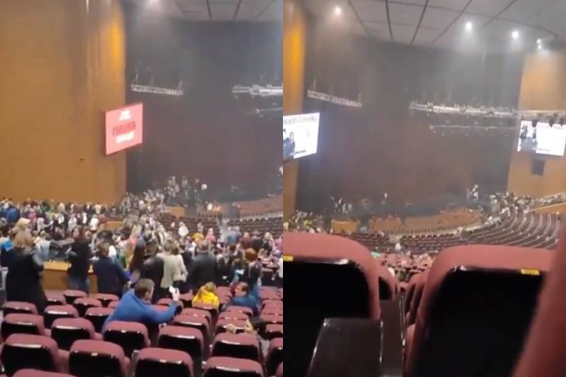 Registran fatal tiroteo en centro de conciertos de Moscú.