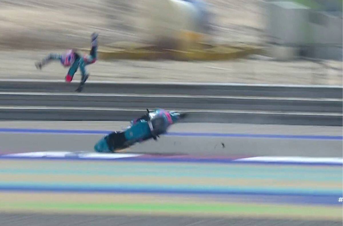 VIDEO | El espeluznante accidente que impactó al Gran Premio de Qatar en Moto 2