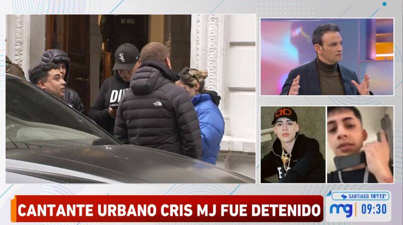 Gonzalo Ramírez hablando sobre detención de Cris MJ en "Mucho Gusto".