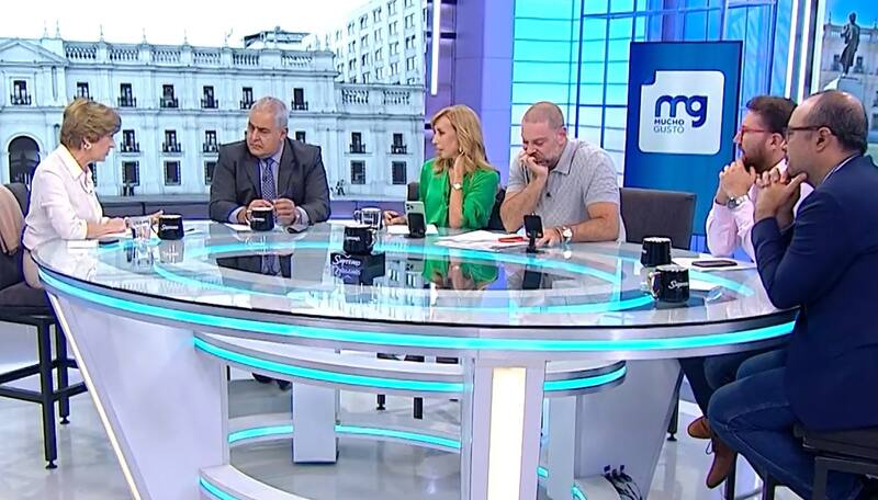 Evelyn Matthei estuvo este lunes en Mucho Gusto. Créditos: Captura Mega