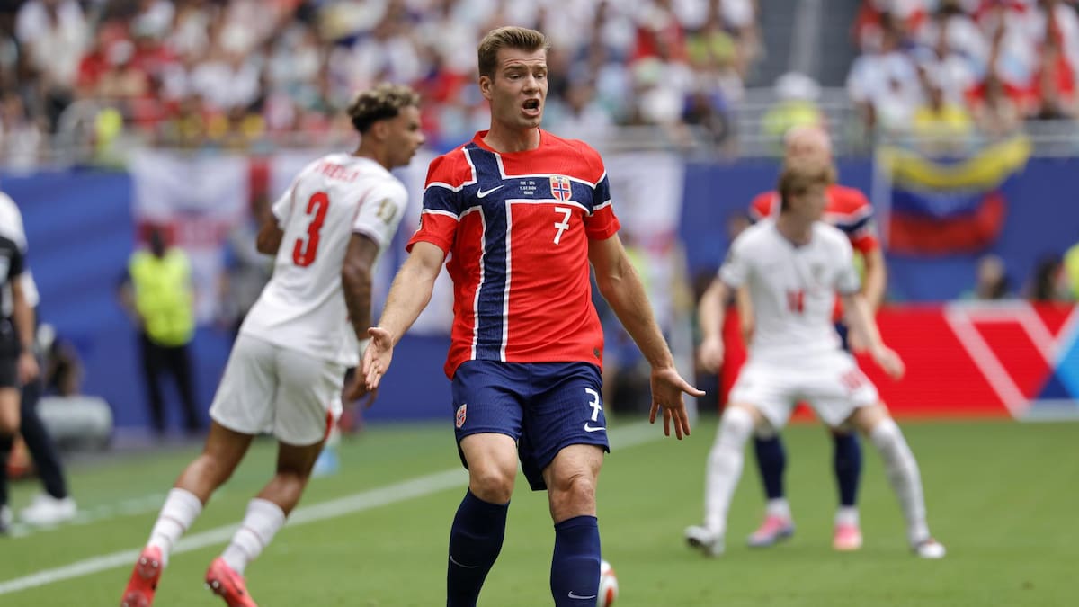 Alexander Sorloth y su esposa viven horas dramáticas tras eliminación de Noruega