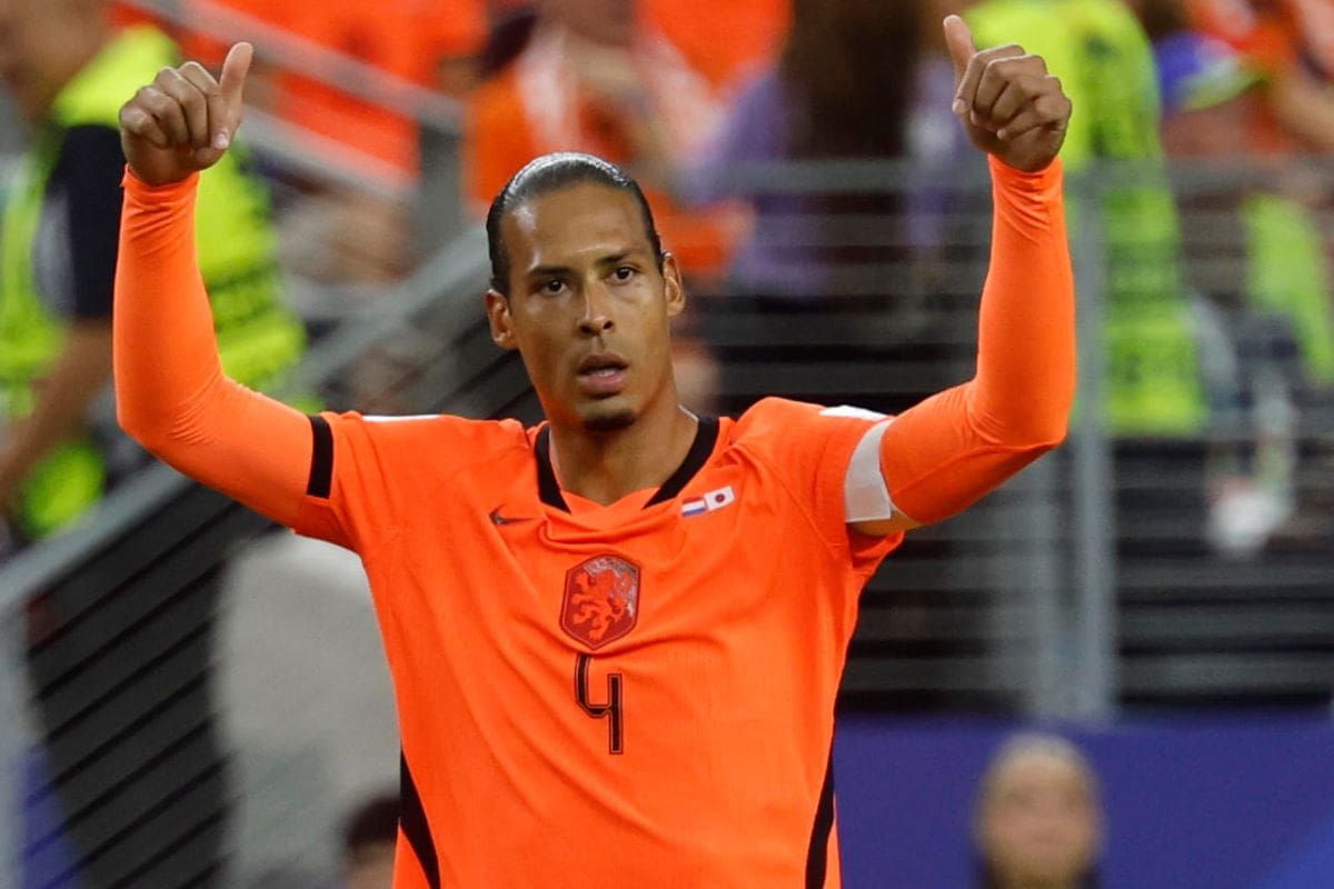 Virgil van Dijk, capitán de Países Bajos. Foto: EFE.