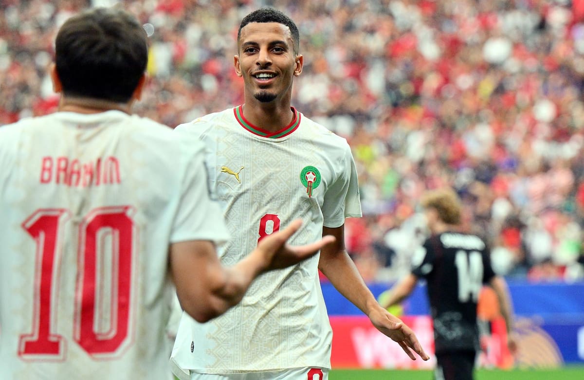 Azzedine Ounahi fue la figura en la clasificación marroquí. Foto: EFE.