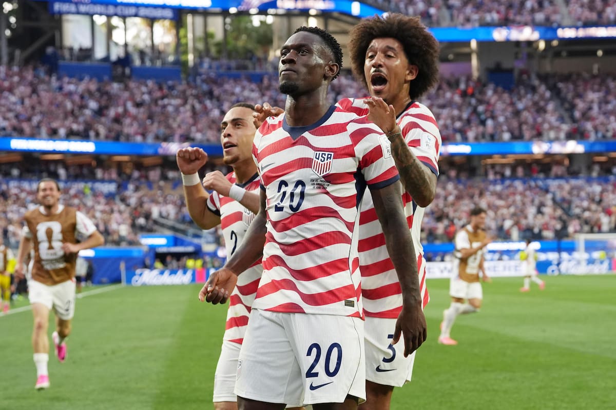 Estados Unidos vapuleó a Paraguay en Los Angeles. Foto: EFE.