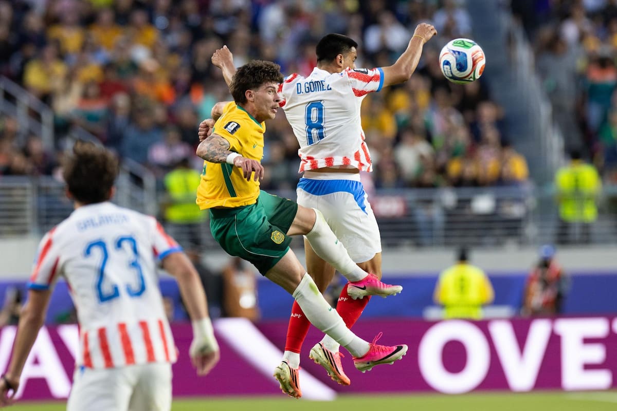 Paraguay y Australia empataron a cero, un resultado que les sirvió a los dos. Foto: EFE.