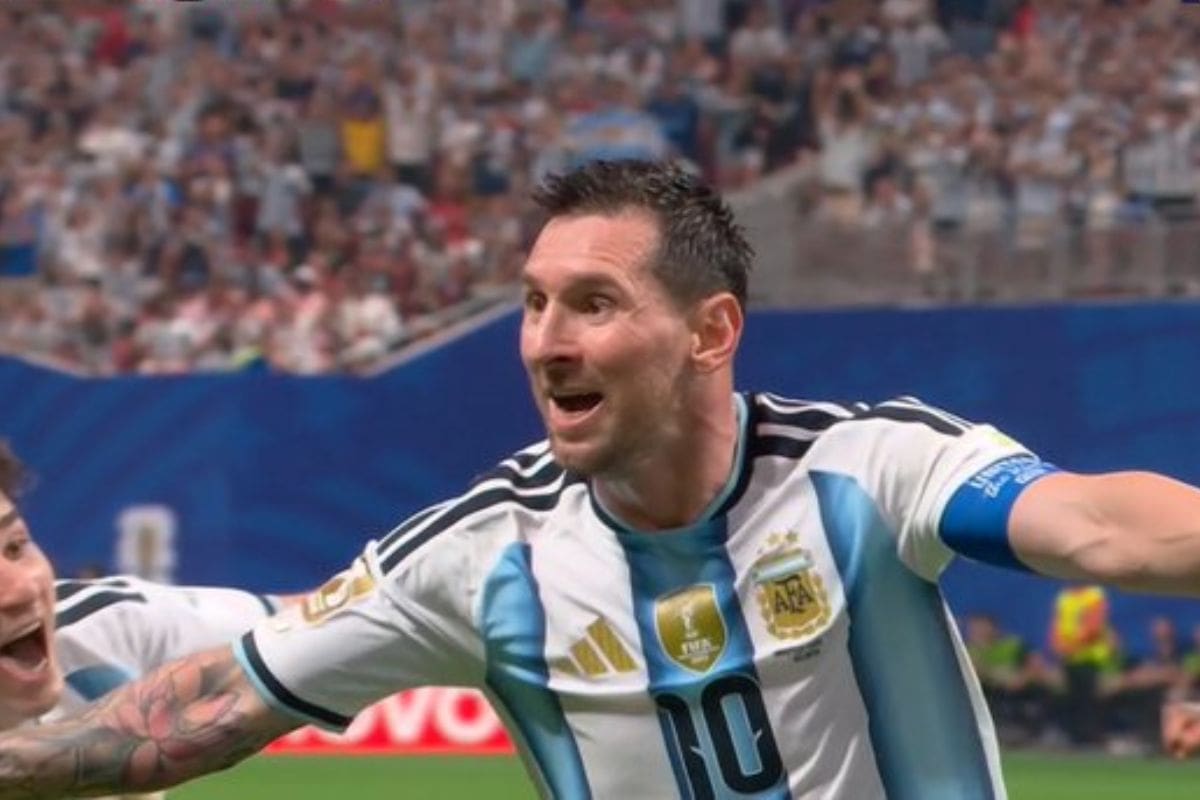 Lionel Messi empató para Argentina.