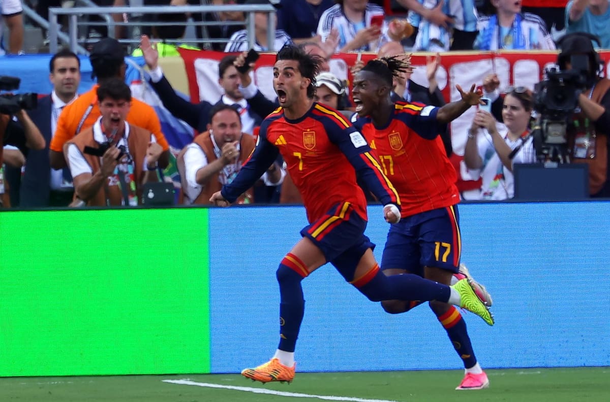 En el Metlife volvió a ganar La Roja: España venció a Argentina y es campeón del mundo