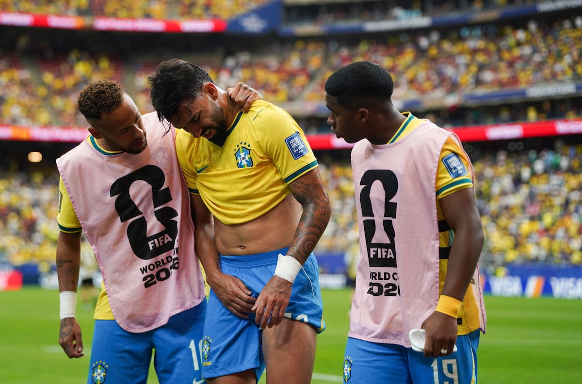 Sufre Brasil: pierde por lesión a un titular para el partido ante Noruega