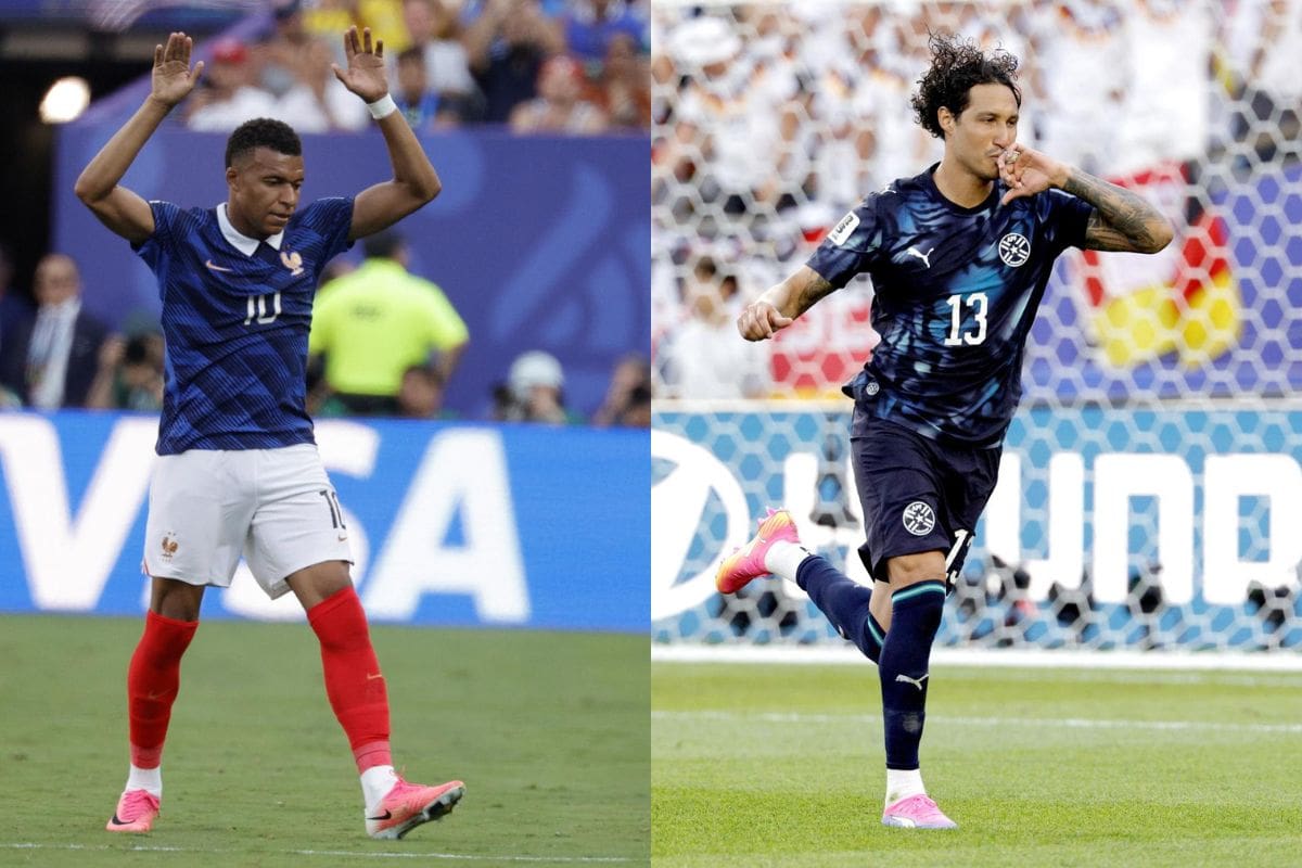 Francia enfrentará a Paraguay en Filadelfia por los octavos de final de la Copa. Fotos: EFE.