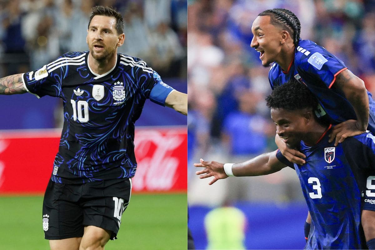 Argentina enfrenta a Cabo Verde en Miami. Fotos: EFE.
