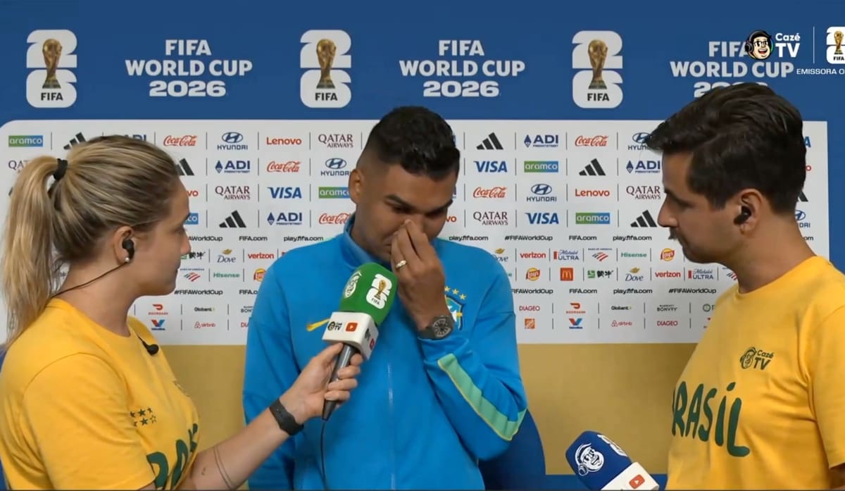La pregunta que hizo llorar a Casemiro tras la eliminación de Brasil del Mundial: “Es difícil encontra palabras”.