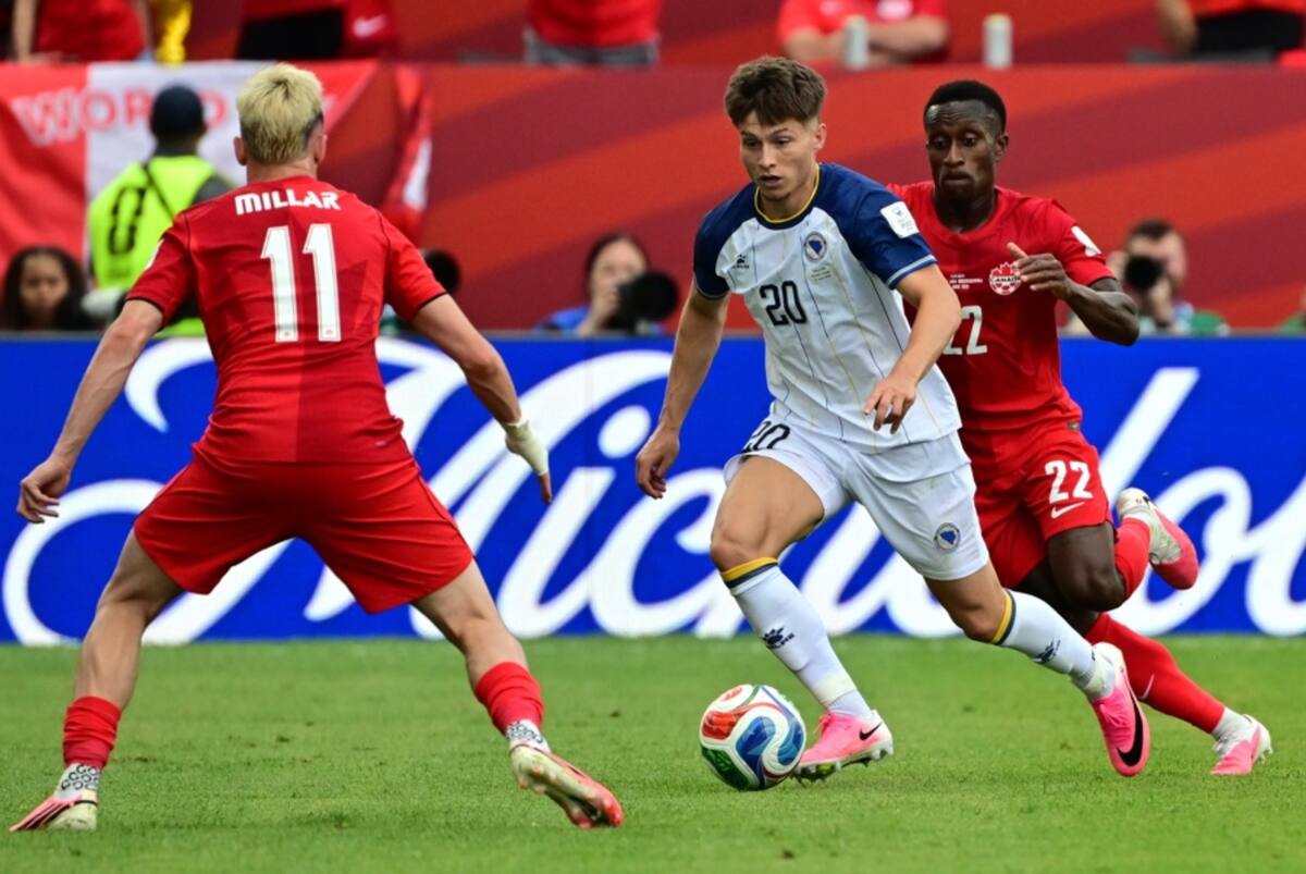 Canadá vs. Bosnia y Herzegovina. Foto: EFE.