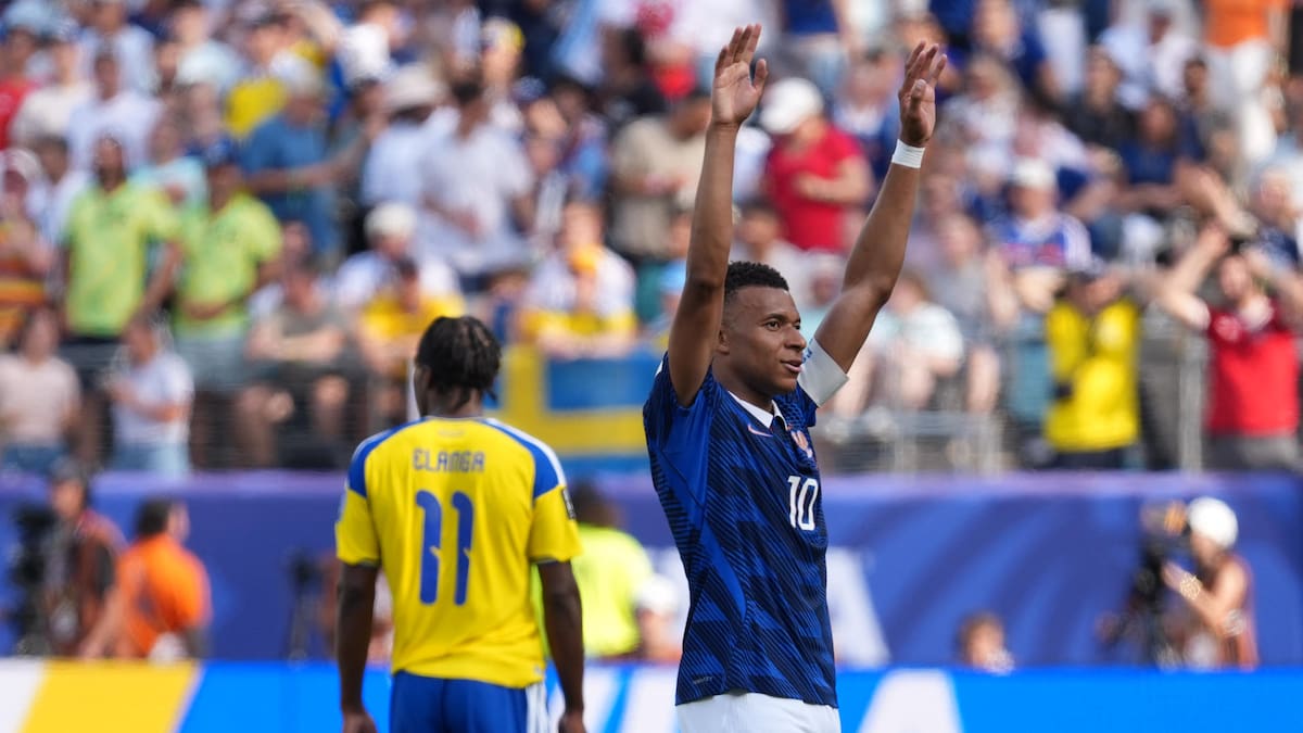 Destinado a hacer historia: la impresionante marca de Kylian Mbappé en la victoria sobre Suecia