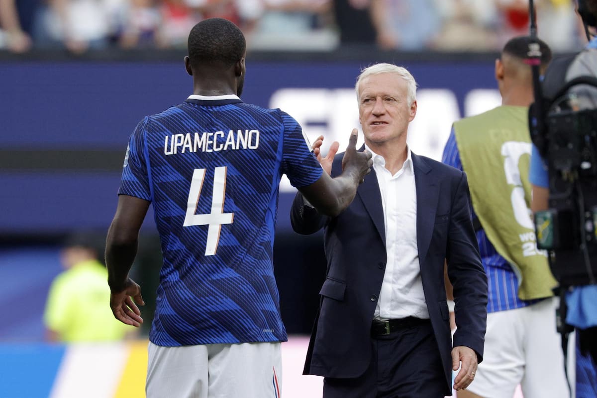 Didier Deschamps protagonizó polémica con Rayan Cherki tras el partido ante Suecia. Foto: EFE.