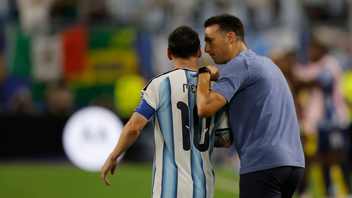 Scaloni se sinceró tras el sufrido triunfo de Argentina: “Hubiera sido una locura perder en mi partido 100”