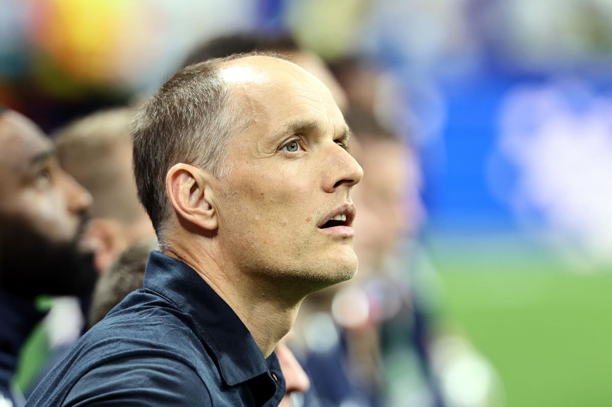 Thomas Tuchel, en la derrota ante Argentina. Foto: EFE.