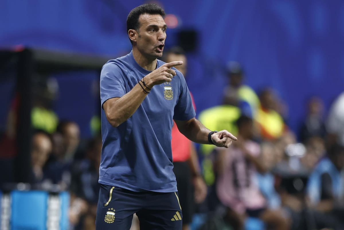 Lionel Scaloni. Foto: EFE.