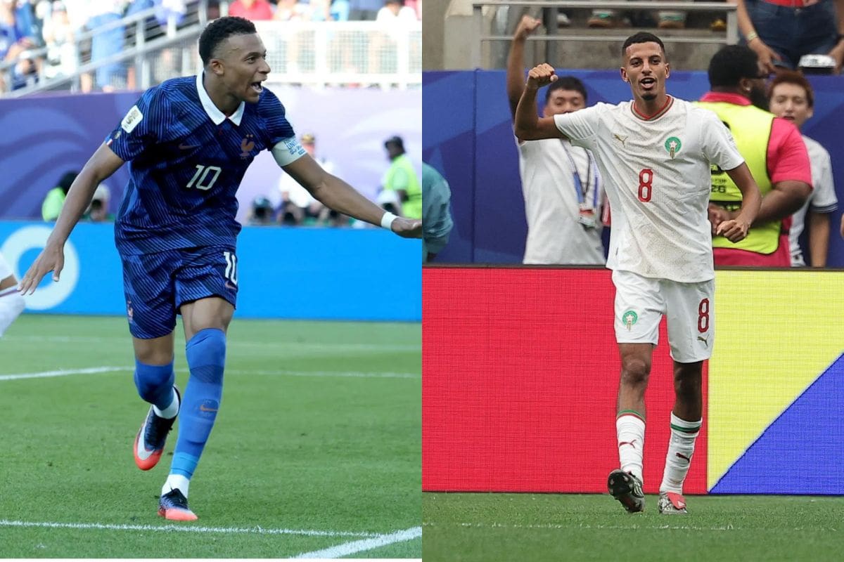 Francia y Marruecos buscan el paso a semifinales. Fotos: EFE.