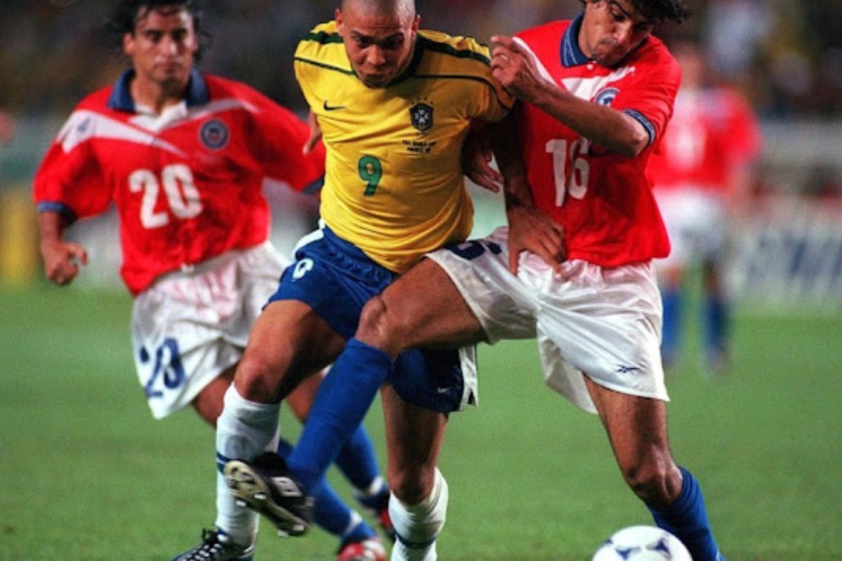 Chile vs. Brasil en octavos de final.