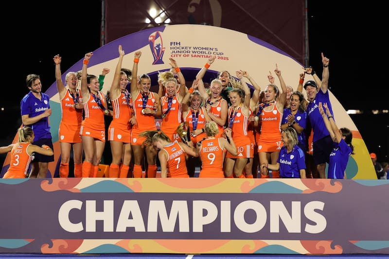 Países Bajos se quedó con el título. Foto: ChileHockey.