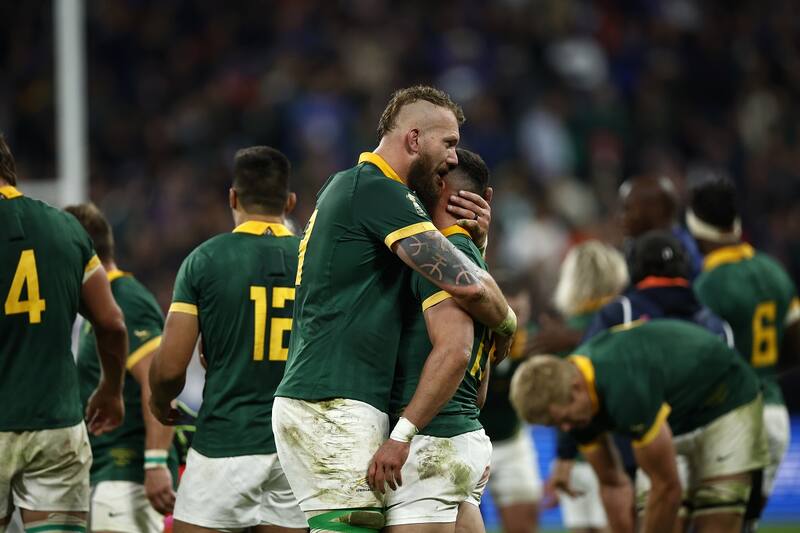 Springboks de Sudáfrica. EFE