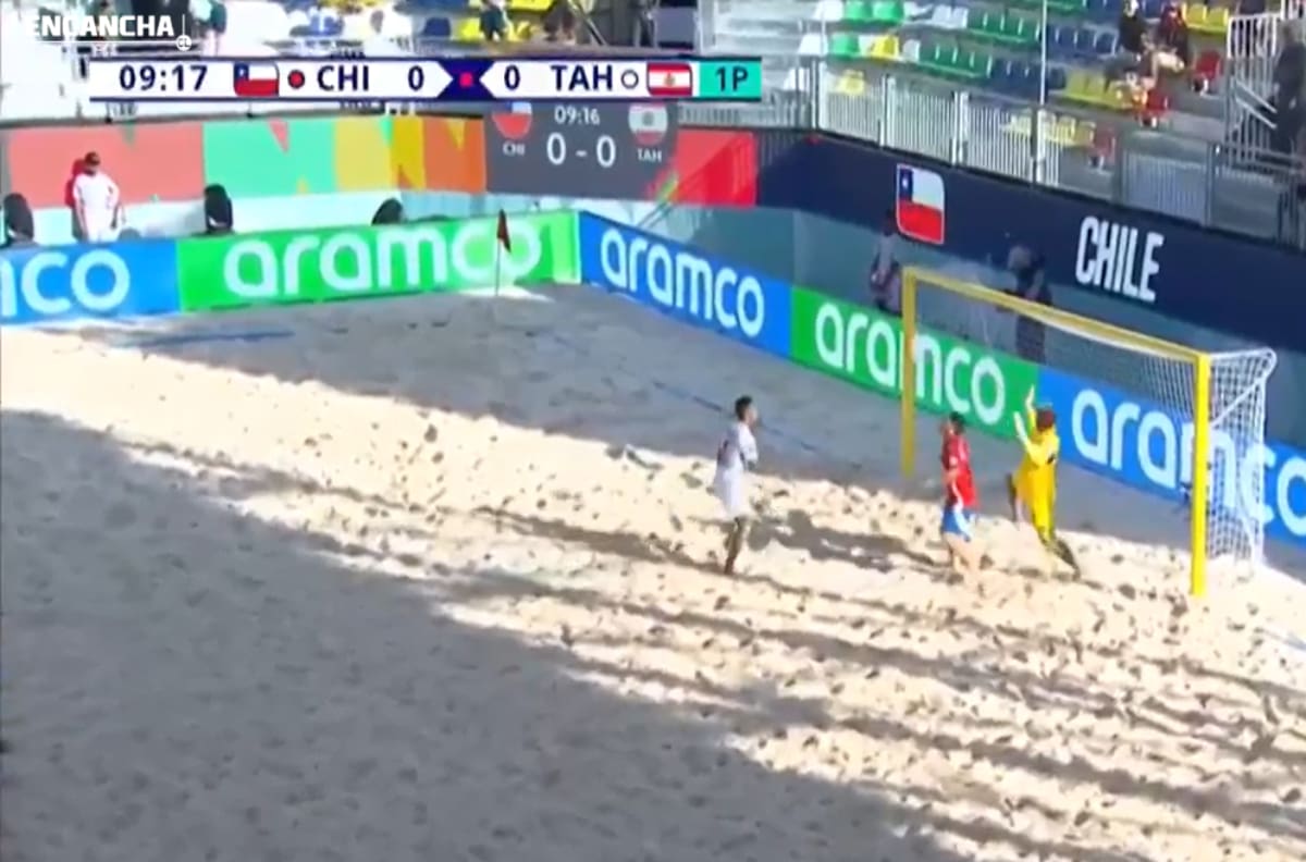 VIDEO | Este es el histórico primer gol de Chile en un Mundial de Fútbol Playa