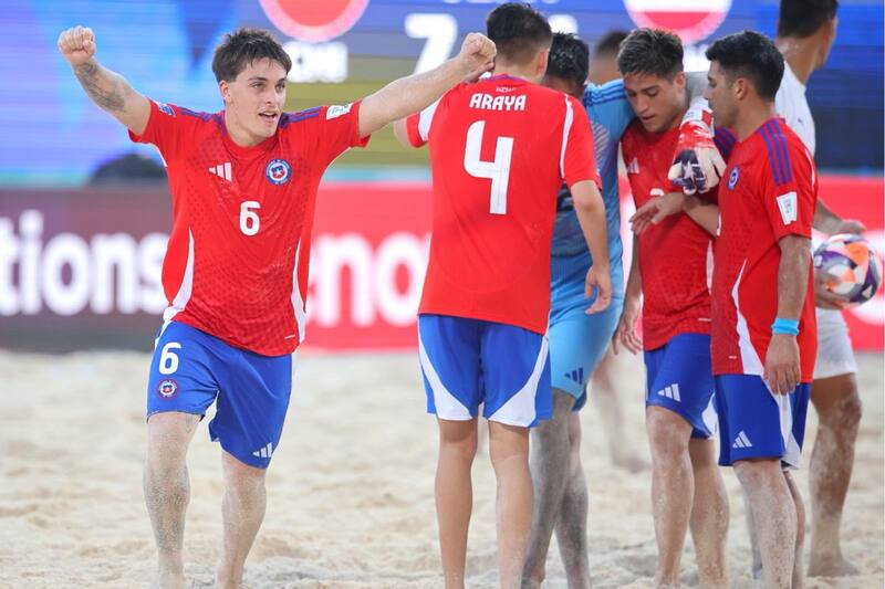 Chile venció por 7-6 a Tahiti. Foto: X @LaRoja