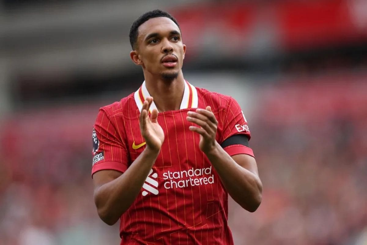 El inglés Trent Alexander-Arnold es una figura a nivel mundial. Campeón de todo con el Liverpool, hoy milita en el Real Madrid. Foto: EFE.