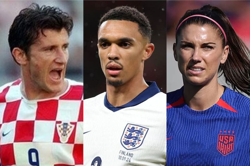 Davor Suker, Trent Alexander-Arnold y Alex Morgan, tres superestrellas del fútbol mundial que dieron sus primeros pasos en los torneos jugados en nuestro territorio.