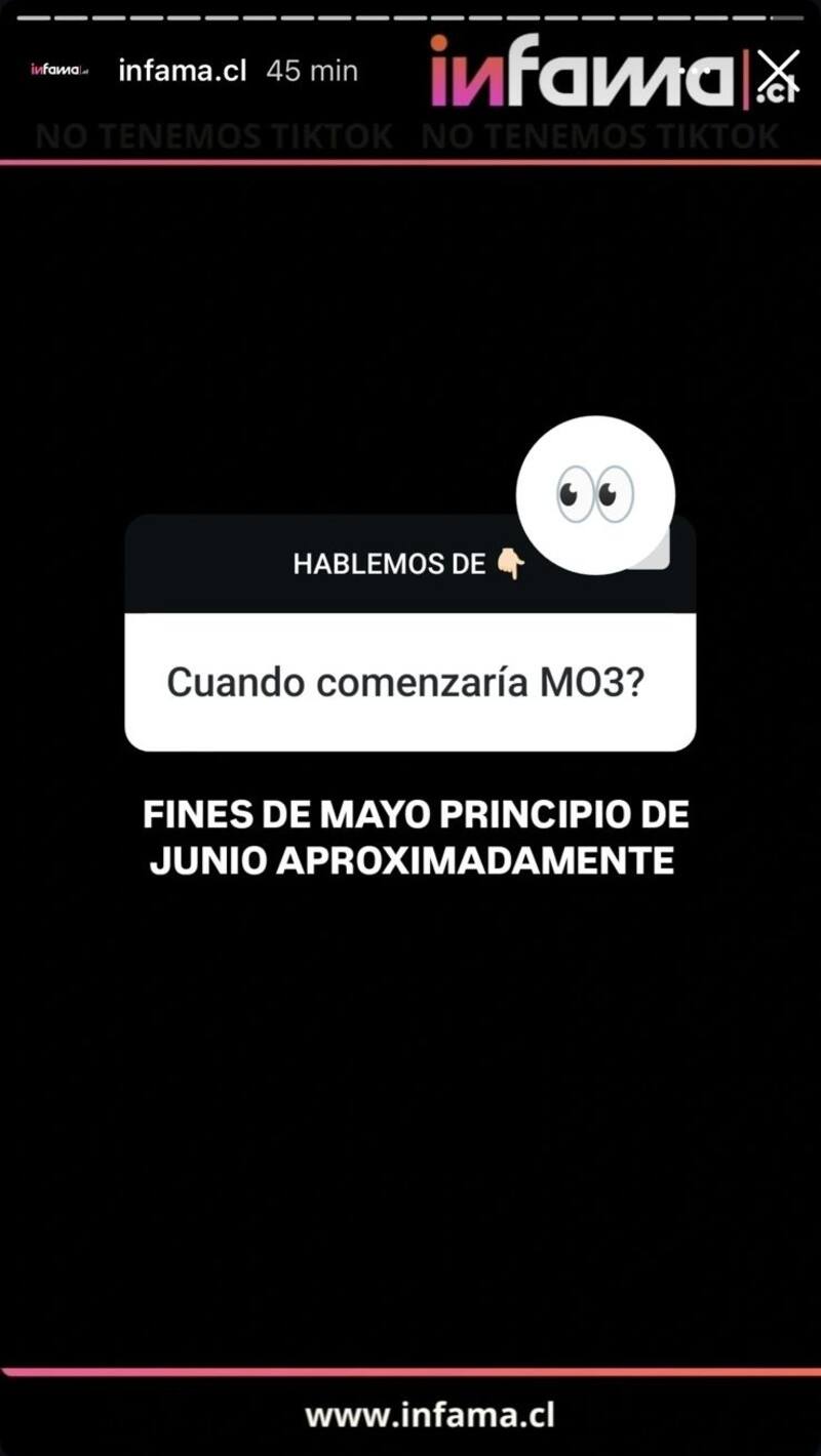 Infama dio una pista al respecto a cuando podrá empezar el nuevo reality.