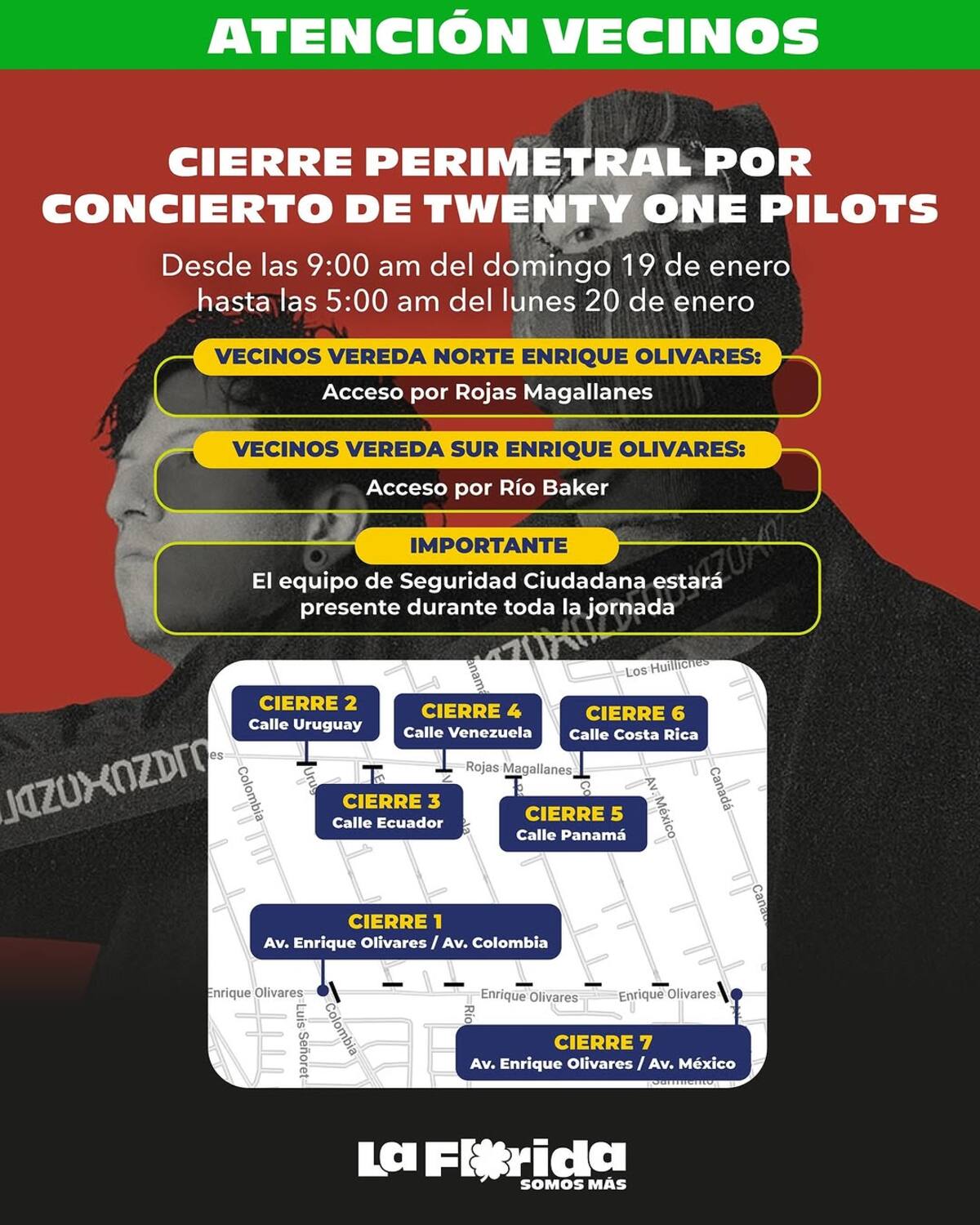 Esta fue la infografía que publicó el municipio en sus redes sociales.