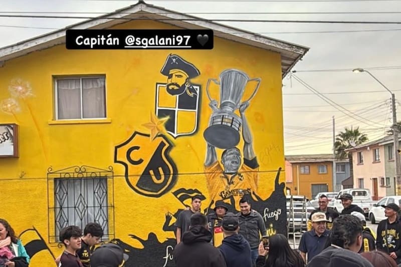 Sebastián Galani es el protagonista de la obra de arte.