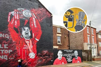 Al lo Liverpool en Inglaterra: inauguran en Coquimbo mural en honor a los campeones del fútbol chileno
