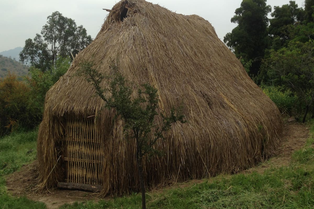 Desde rucas a viviendas típicas de Selk'nam. Créditos: Registro de Museos de Chile.