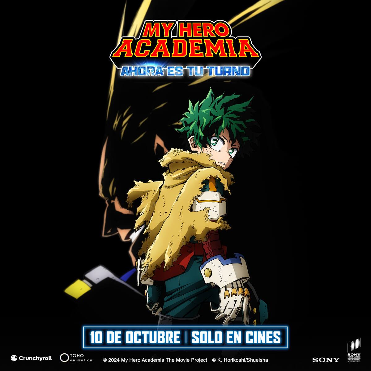 “My Hero Academia: Ahora es tu turno” se estrena el 10 de octubre