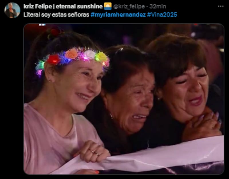 Los memes que dejó la presentación de Myriam Hernández.