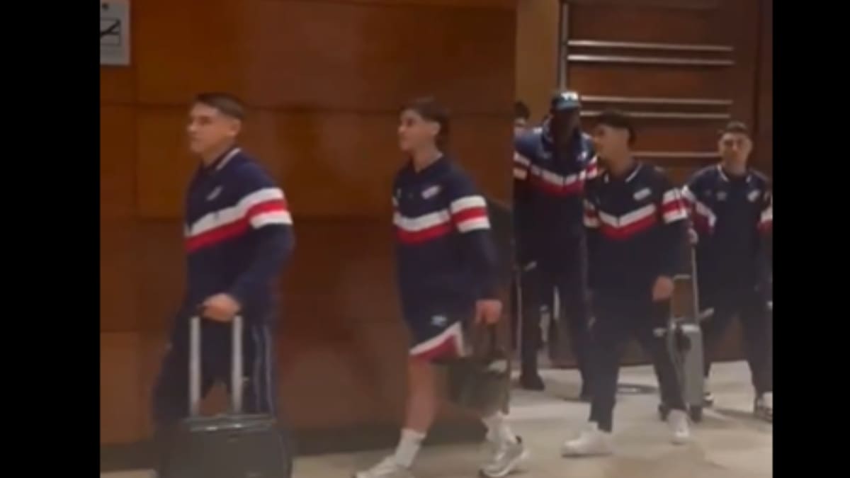 VIDEO | No solo Boca Juniors: Nacional también llegó a Chile para la Copa Libertadores