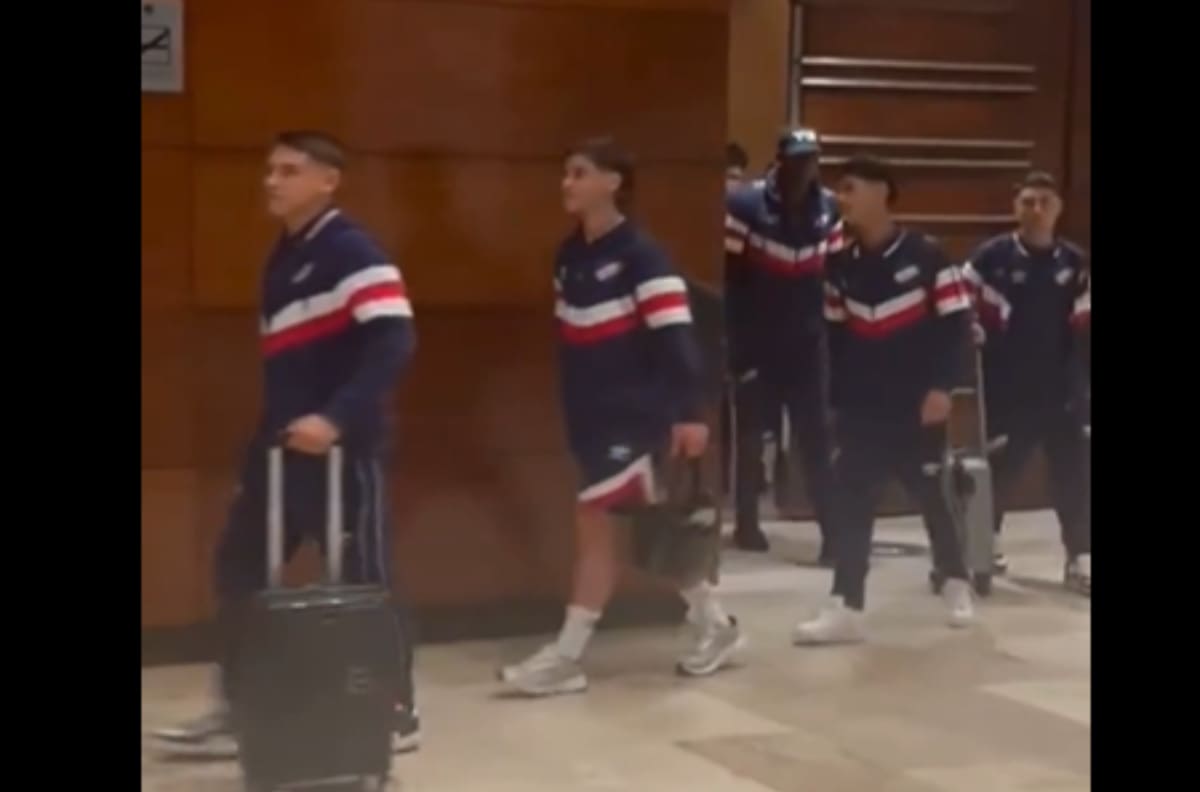 VIDEO | No solo Boca Juniors: Nacional también llegó a Chile para la Copa Libertadores