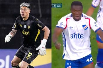 En el alargue: el gol que le convirtieron a Brayan Cortés y que selló el campeonato de Nacional en Uruguay