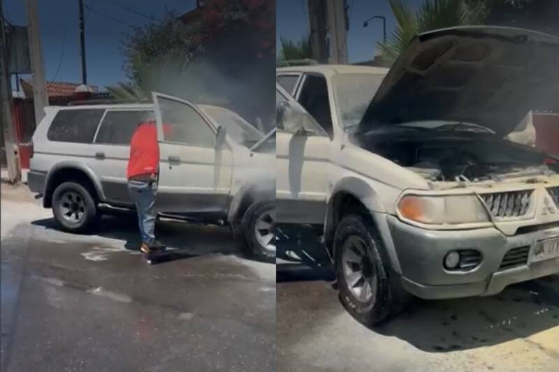 Investigan incendio frente a domicilio de Johnny Yáñez.